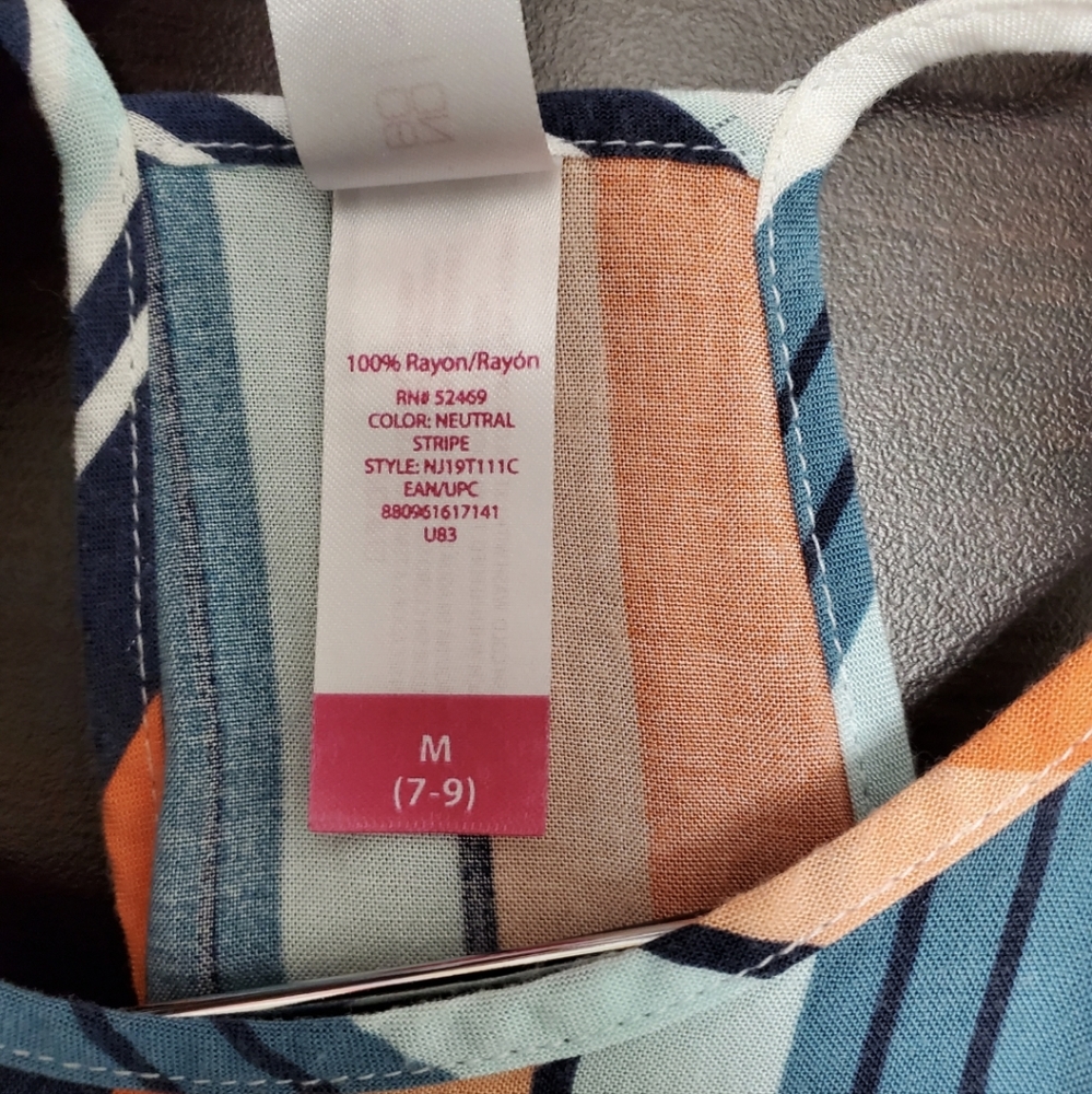 💗 No Boundaries striped flowy tank - Picture 4 of 5